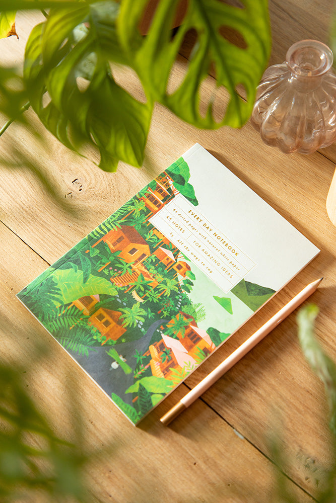 all-the-ways-to-say-lodges-notebook-a5-notizbuch-tropenmotiv image 2