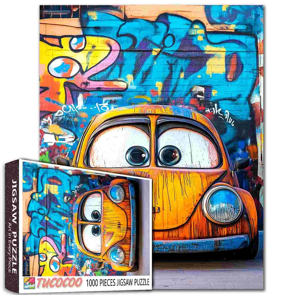 tucocoo-jigsaw-puzzles-graffiti-beetle-buddy-puzzle-1000-teile image 1