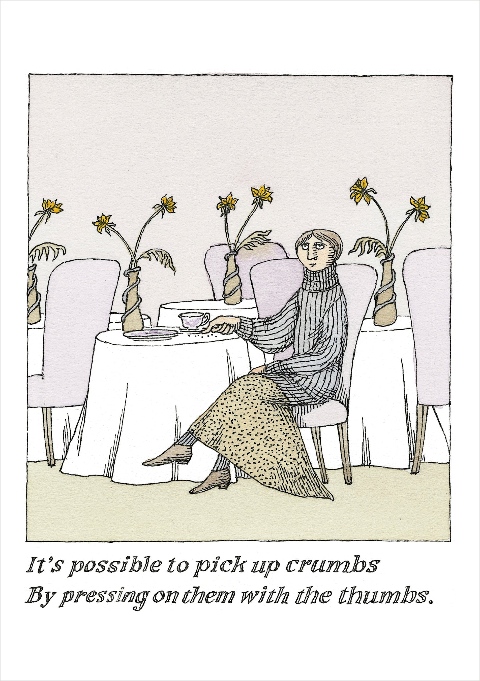 pomegranate-boxed-notecards-edward-gorey-verse-advice-karten-20er image 2