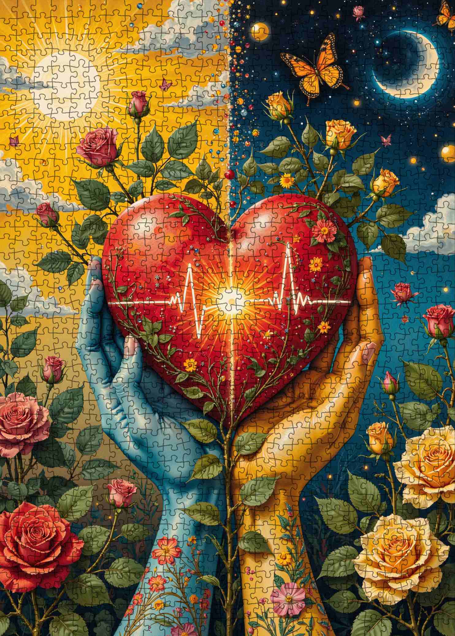 tucocoo-eternal-pulse-of-love-puzzle-1000-teile-herz image 2