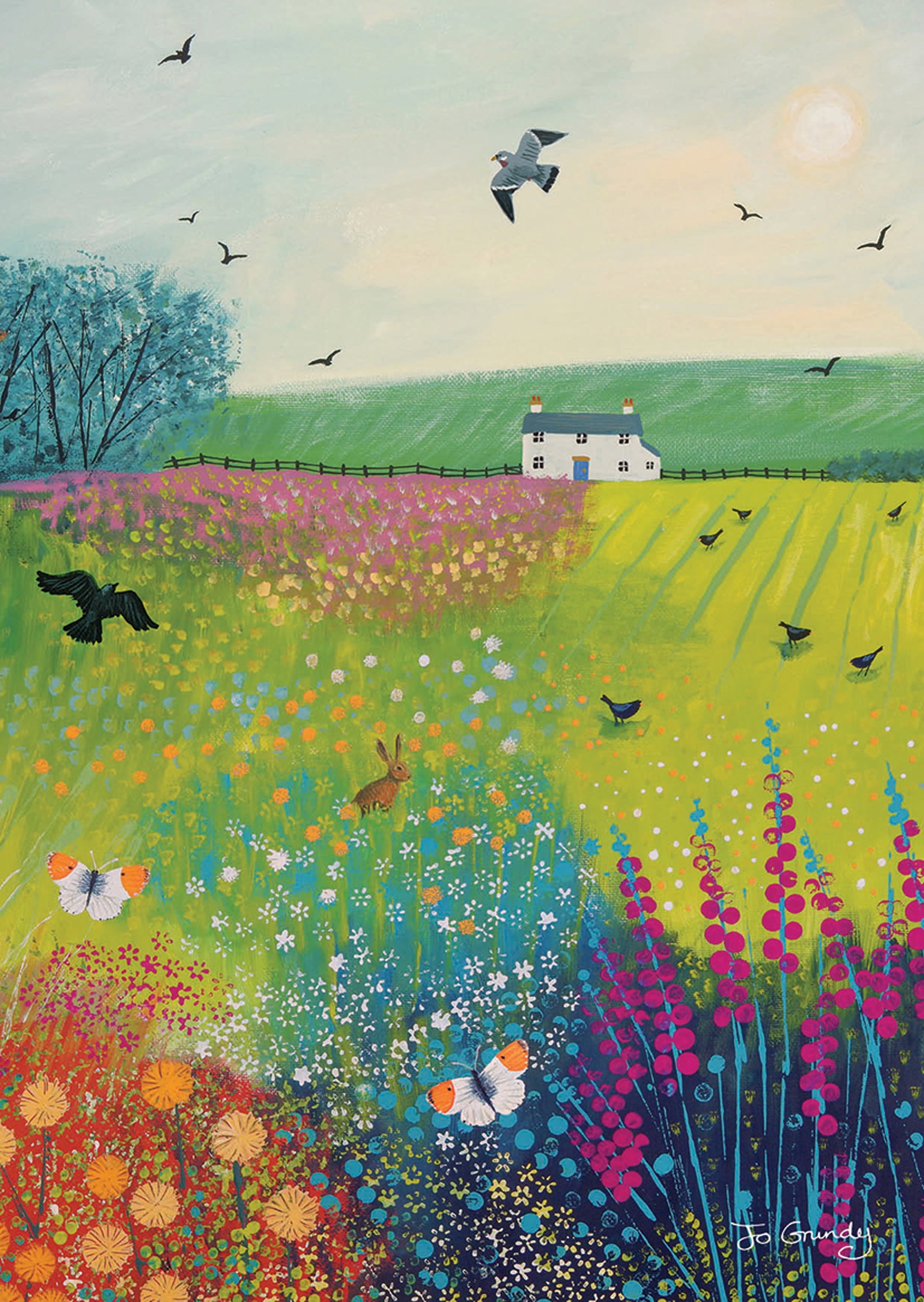 otter-house-jo-grundy-midsummer-meadow-briefkarten-12er image 2