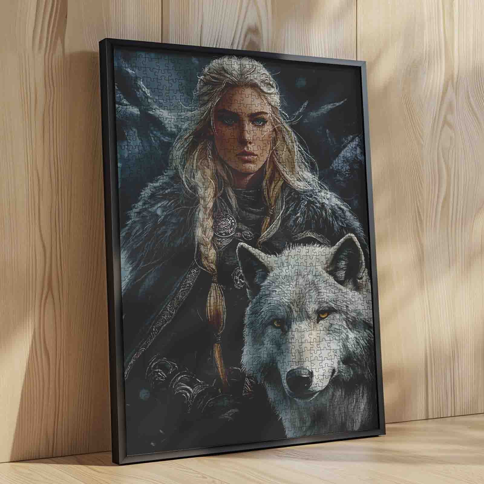 tucocoo-jigsaw-valkyrie-of-the-north-puzzle-1000-teile-fantasy image 4