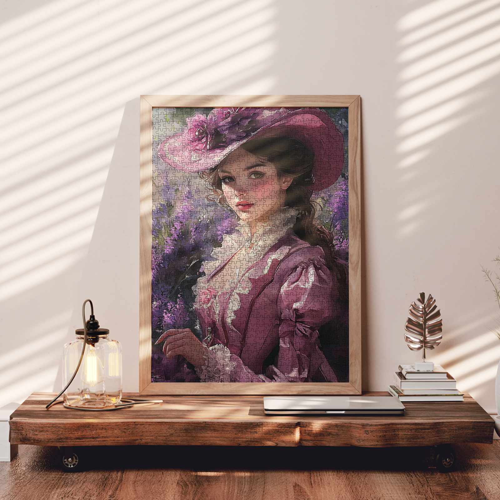 tucocoo-jigsaw-victorian-lady-puzzle-1000-teile-lavendel image 3
