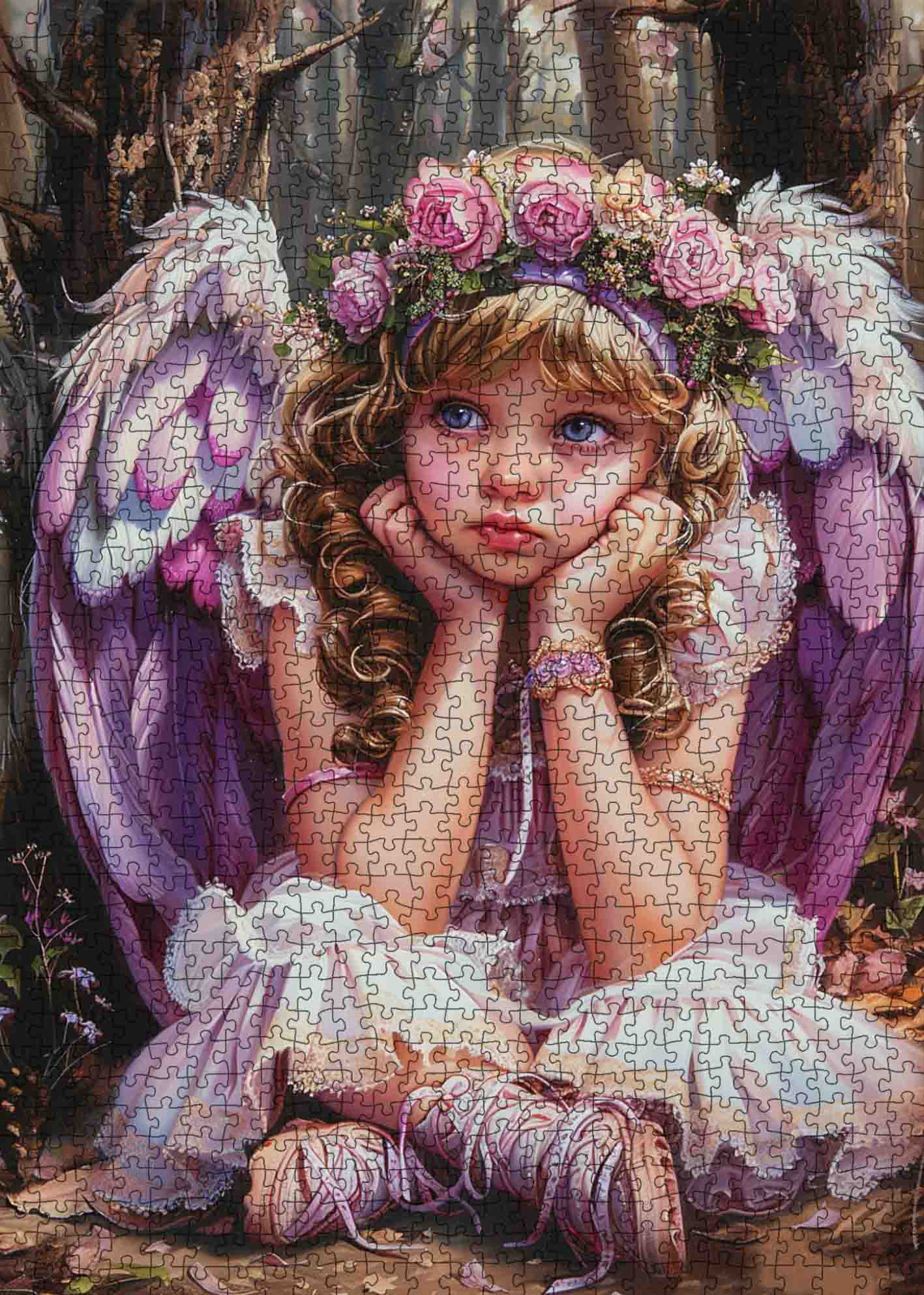tucocoo-jigsaw-puzzles-lilac-dreams-fee-puzzle-1000-teile image 2