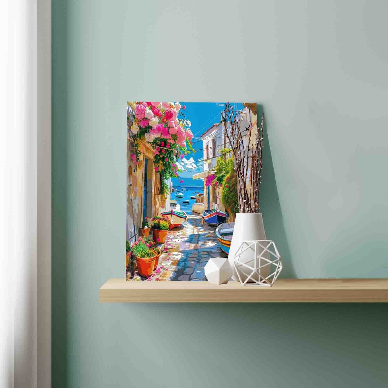 tucocoo-mediterranean-boat-alley-malen-nach-zahlen-landschaft-40x50-ohne-rahmen image 3