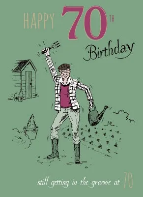 otter-house-young-at-heart-grusskarte-70-groovy-gardener image 1
