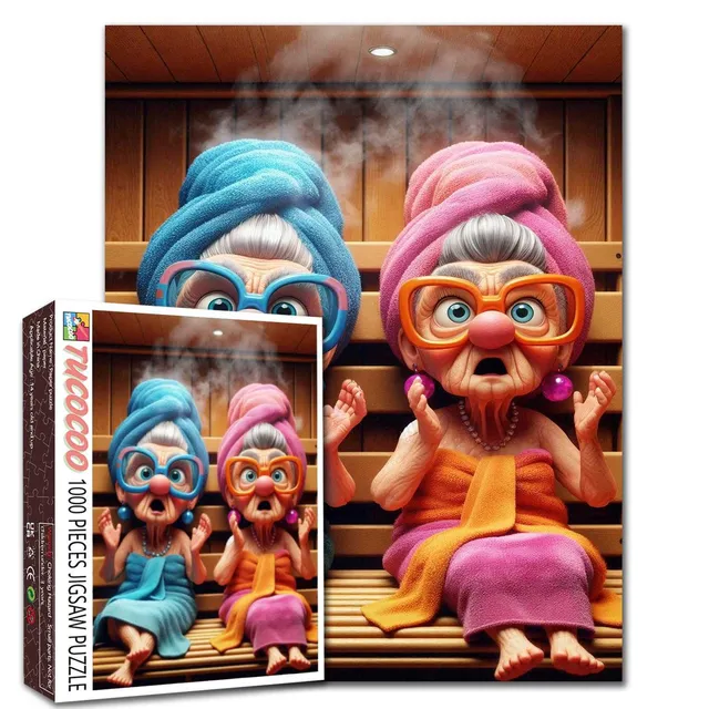 tucocoo-sauna-surprise-puzzle-1000-teile-senioren-sauna image 1