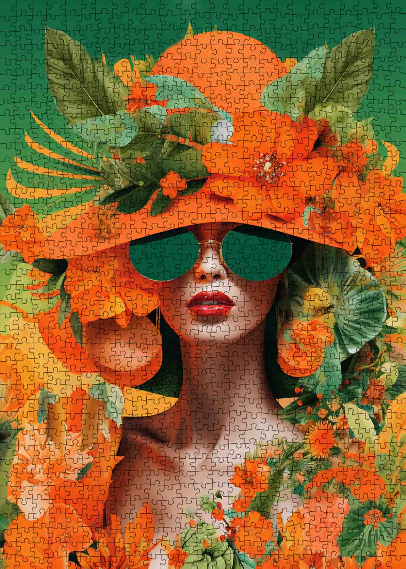 tucocoo-jigsaw-puzzles-orange-painting-puzzle-1000-teile-sommer image 2