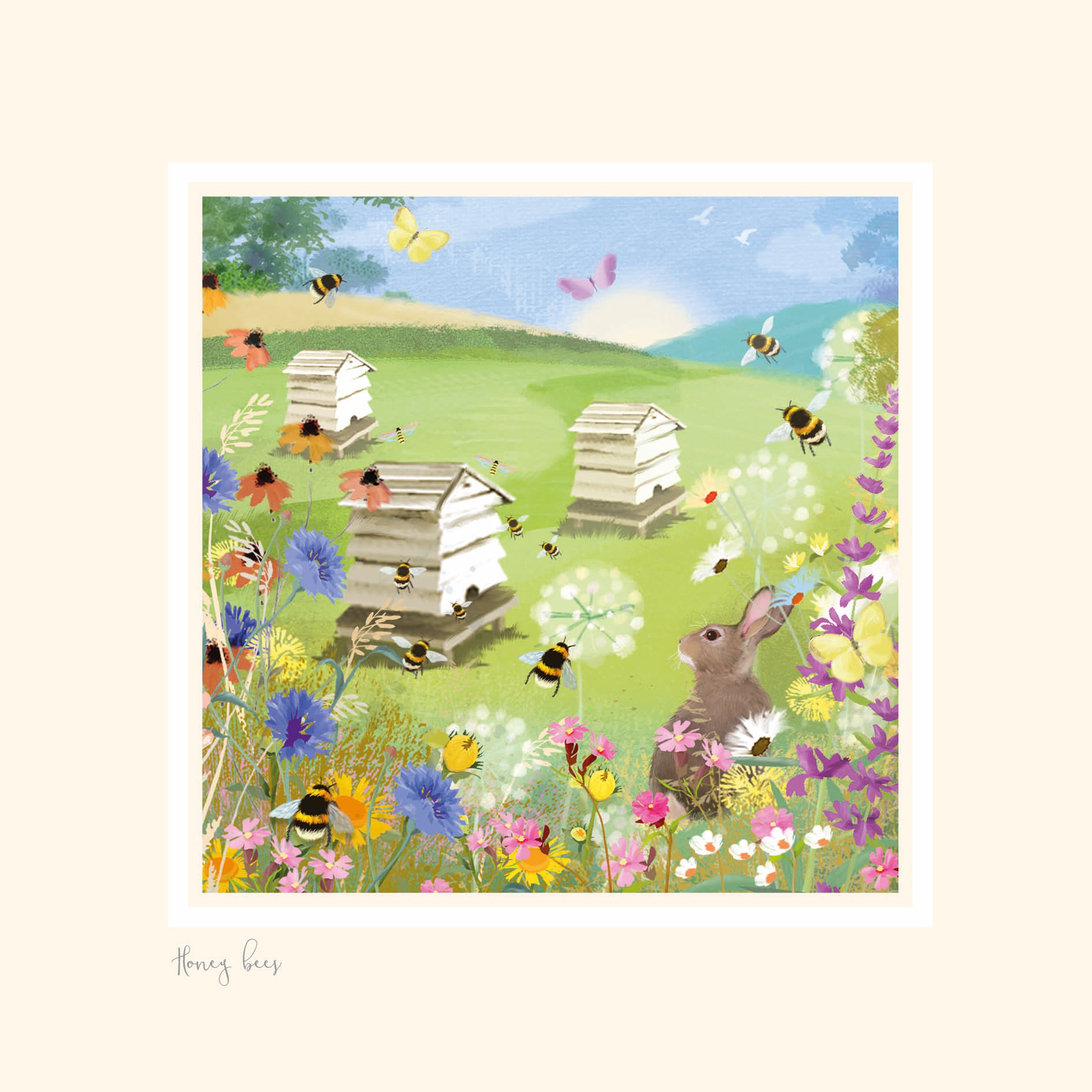 otter-house-heydays-gru-karte-honey-bees-bienen image 1