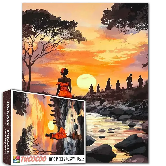 tucocoo-sunset-walk-puzzle-1000-teile-sonnenuntergang image 1