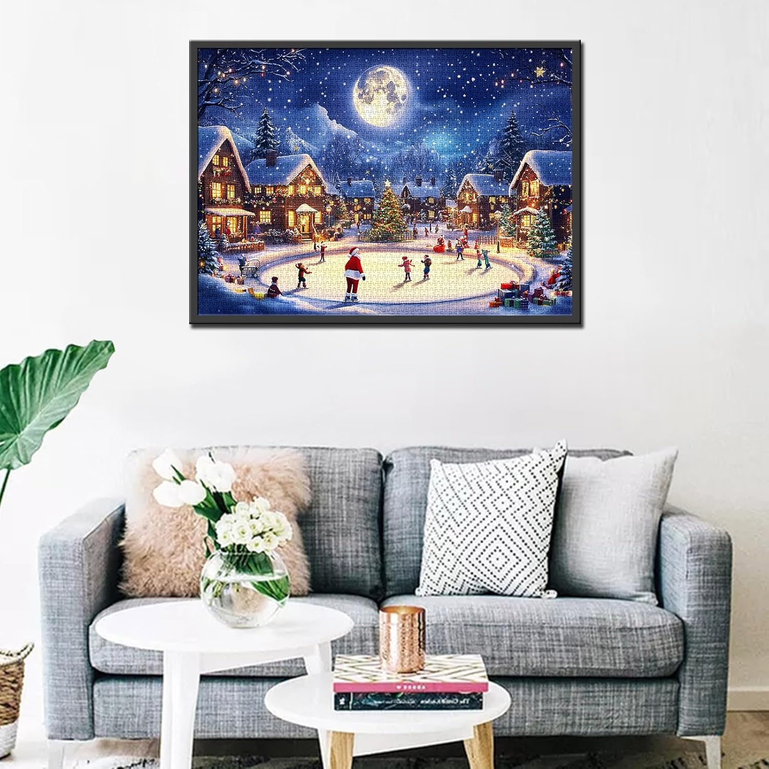 tucocoo-ski-resort-puzzle-1000-teile-winterdorf-schnee image 3