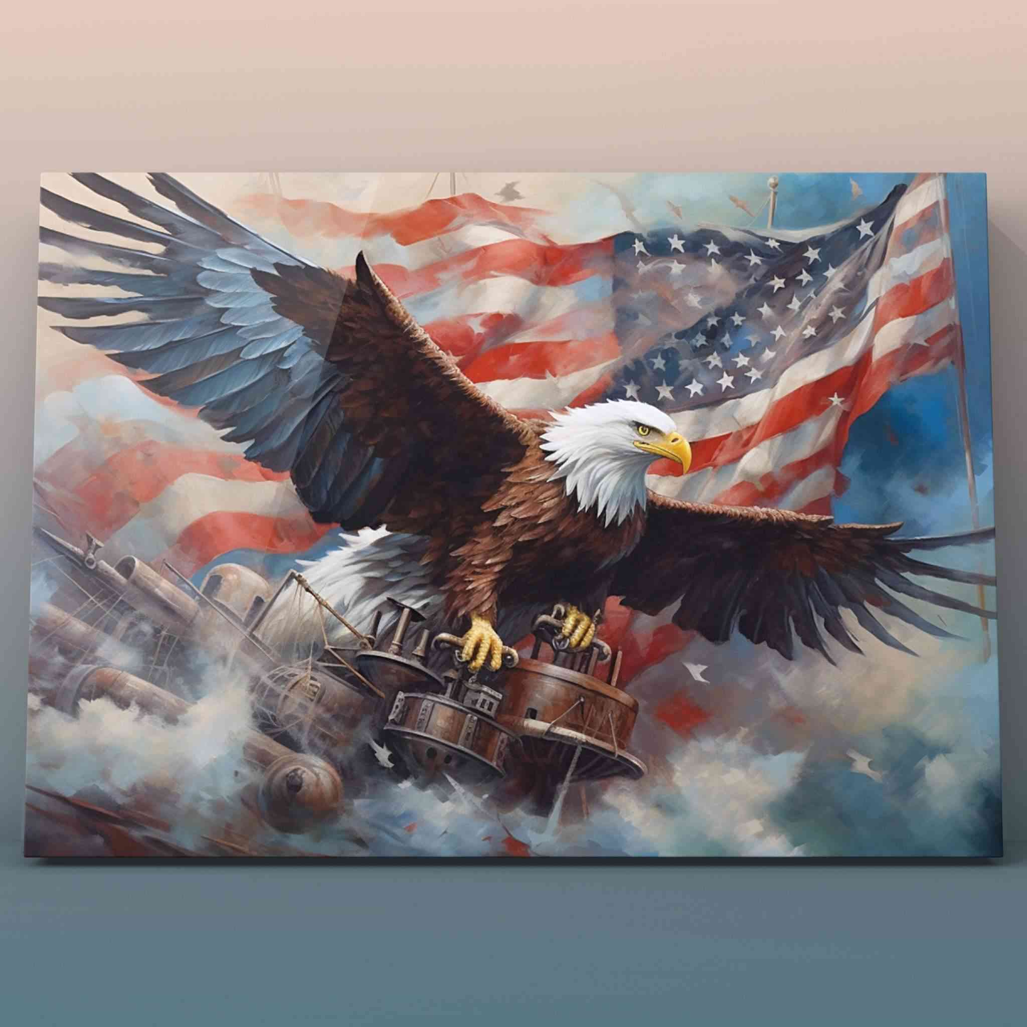 tucocoo-paint-by-numbers-bald-eagle-malen-nach-zahlen-16x20-ohne-rahmen image 2