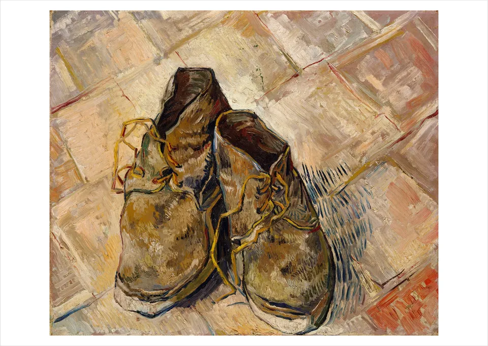 pomegranate-postcards-vincent-van-gogh-shoes-postkarte-impressionismus image 1