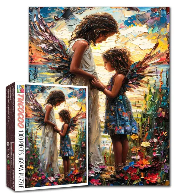 tucocoo-angels-meadow-blumenwiese-puzzle-1000-teile image 1