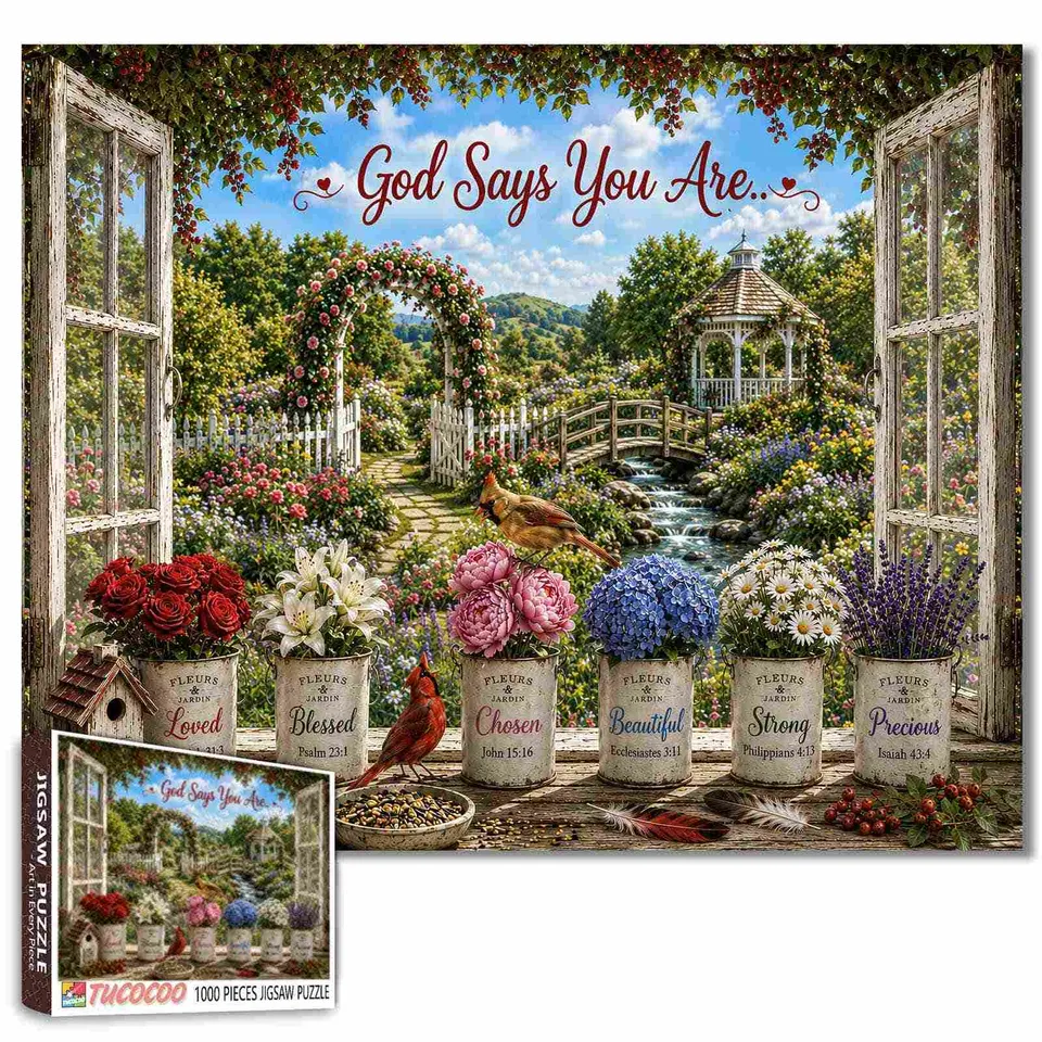 tucocoo-jigsaw-puzzles-garten-segen-puzzle-1000-teile image 1