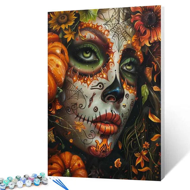 tucocoo-mystic-autumn-woman-malen-nach-zahlen-40x50-herbst image 1