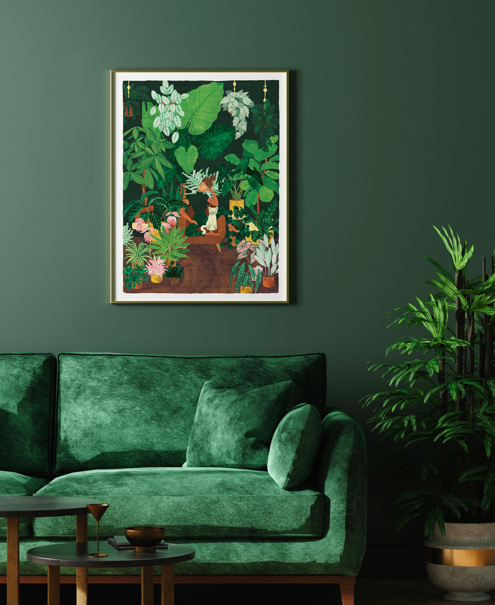 all-the-ways-to-say-posters-plant-addict-lady-poster-pflanzen image 2