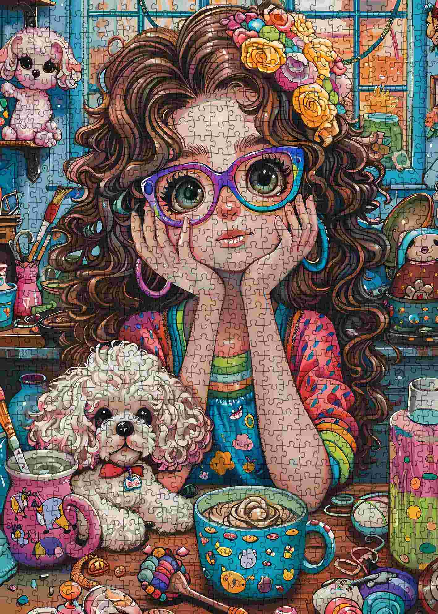 tucocoo-colorful-crafting-time-puzzle-1000-teile-bunt image 2