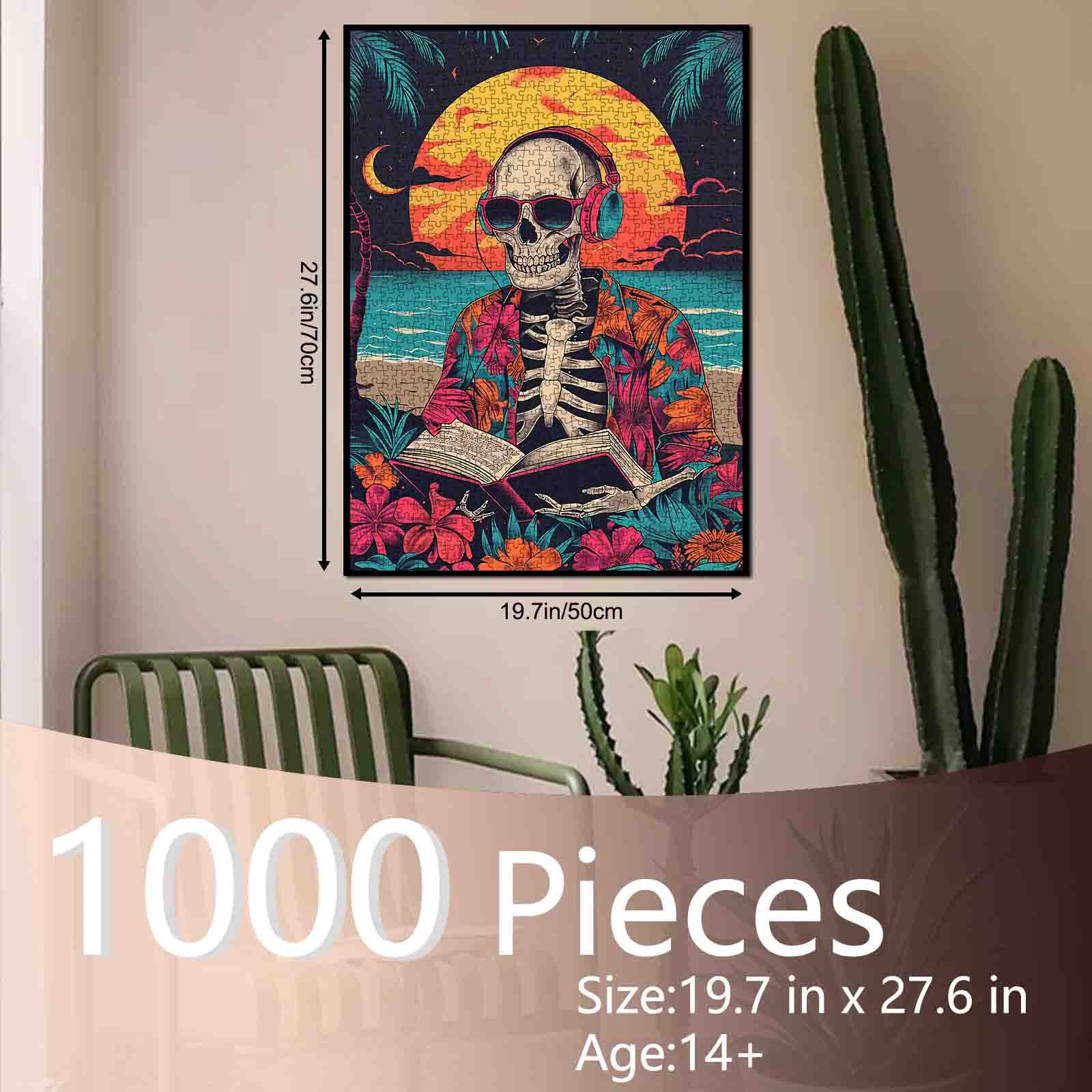 tucocoo-skeleton-sunset-beach-puzzle-1000-teile-strand image 5