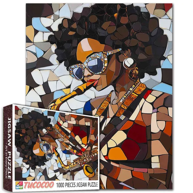 tucocoo-saxophone-serenade-puzzle-1000-teile-jazz image 1
