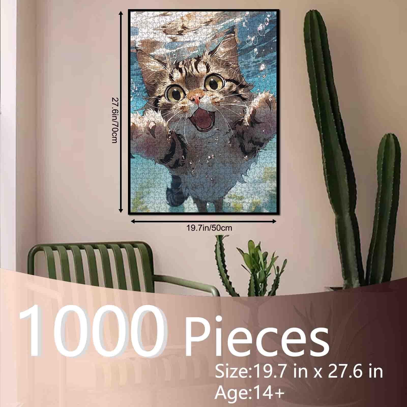 tucocoo-swimming-cat-adventure-puzzle-1000-teile-katze image 5