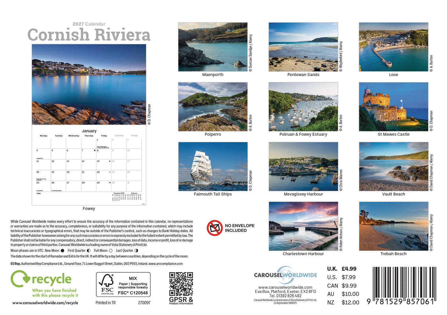 otter-house-cornish-riviera-kalender-2027-a5-regional image 2