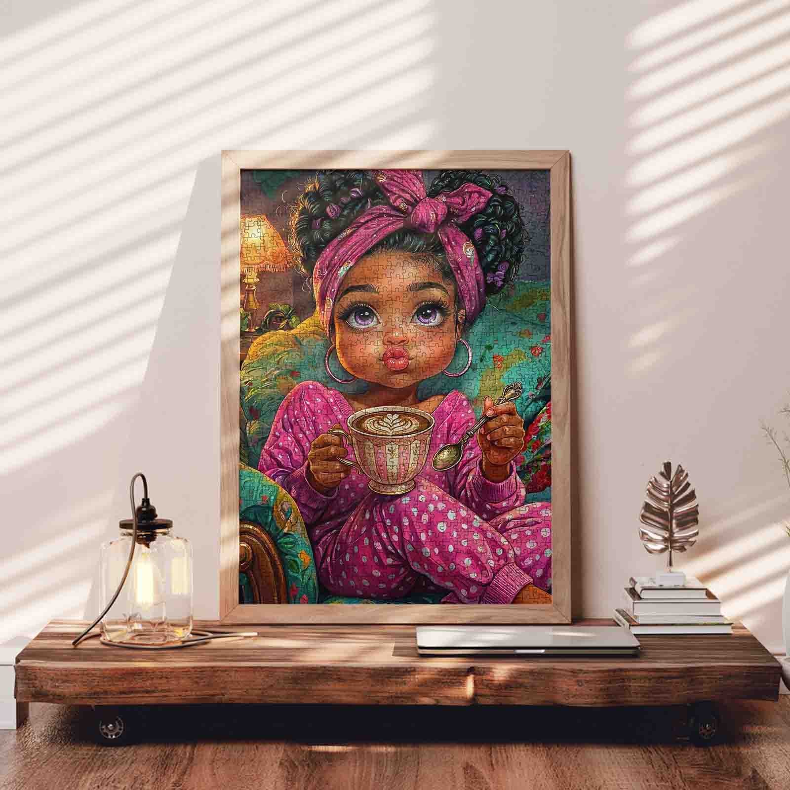 tucocoo-cozy-coffee-time-girl-puzzle-1000-teile-m-dchen image 3