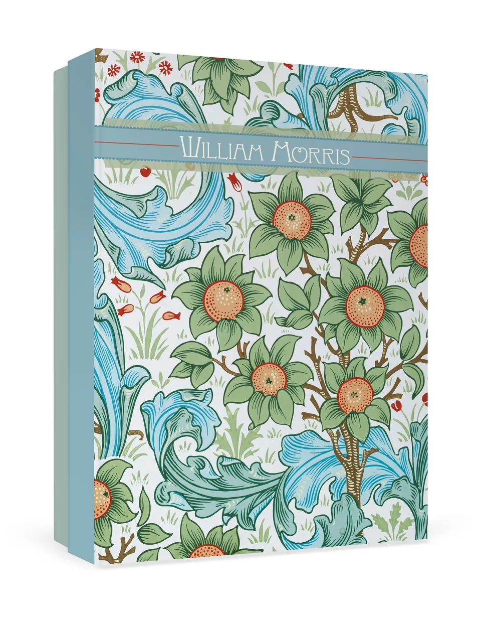 pomegranate-william-morris-boxed-notecards-gru-karten-20er-blumen image 1