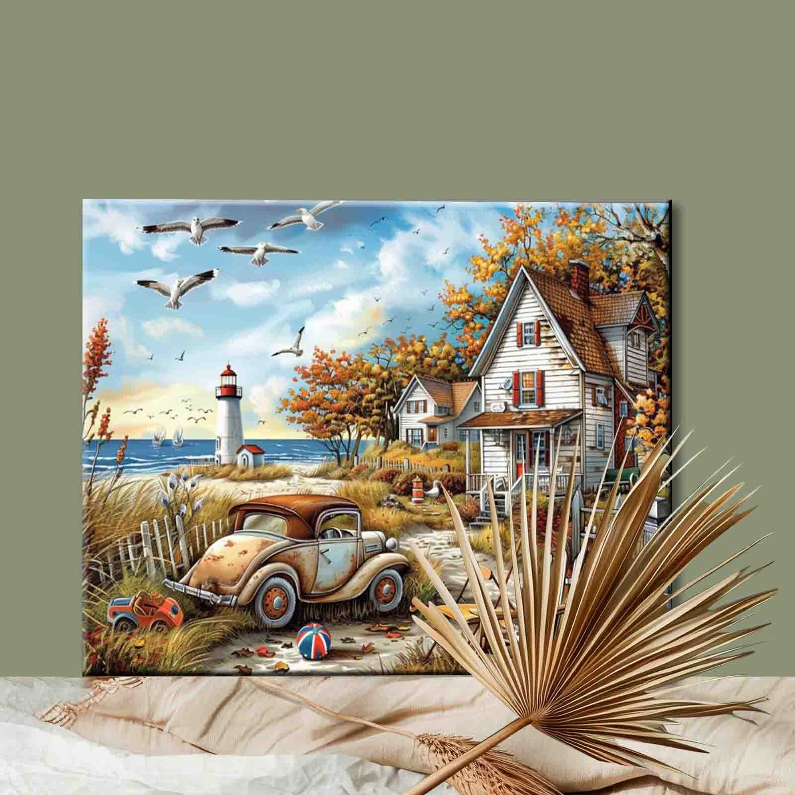 tucocoo-coastal-lighthouse-memory-malen-nach-zahlen-40x50-ohne-rahmen image 2