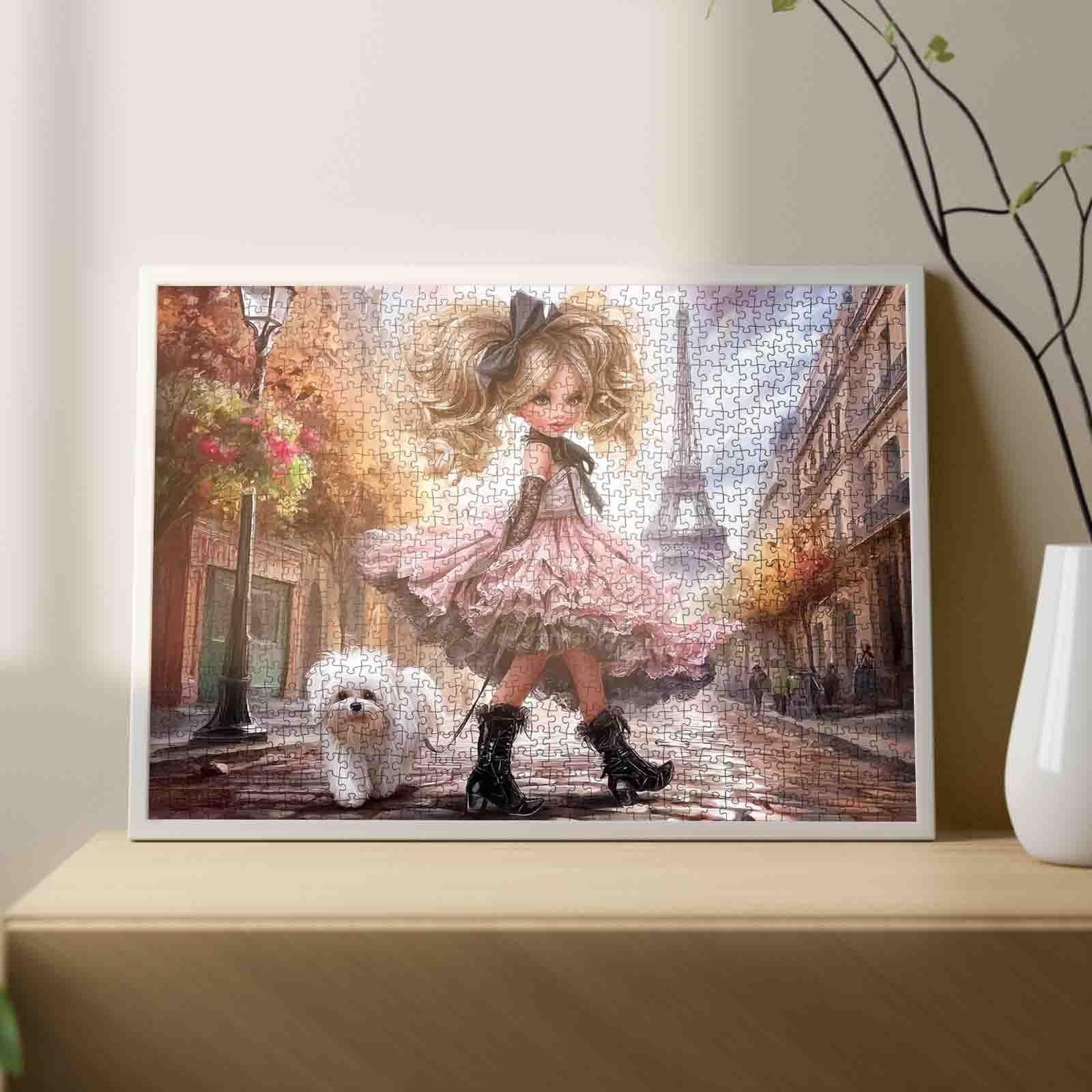 tucocoo-jigsaw-puzzles-paris-fashion-stroll-girl-puzzle-1000-teile image 3