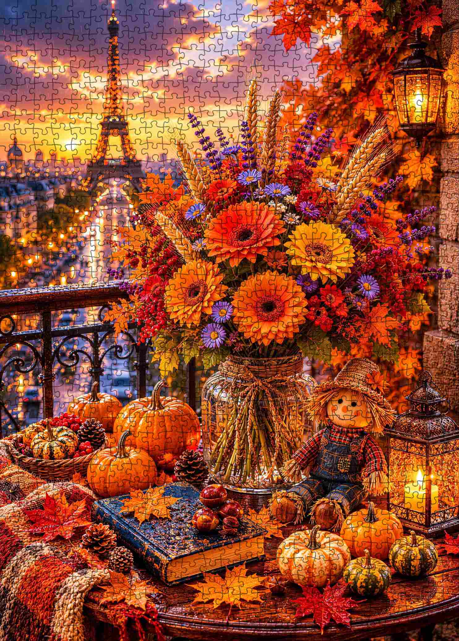 tucocoo-autumn-evening-in-paris-puzzle-1000-teile-herbst image 2