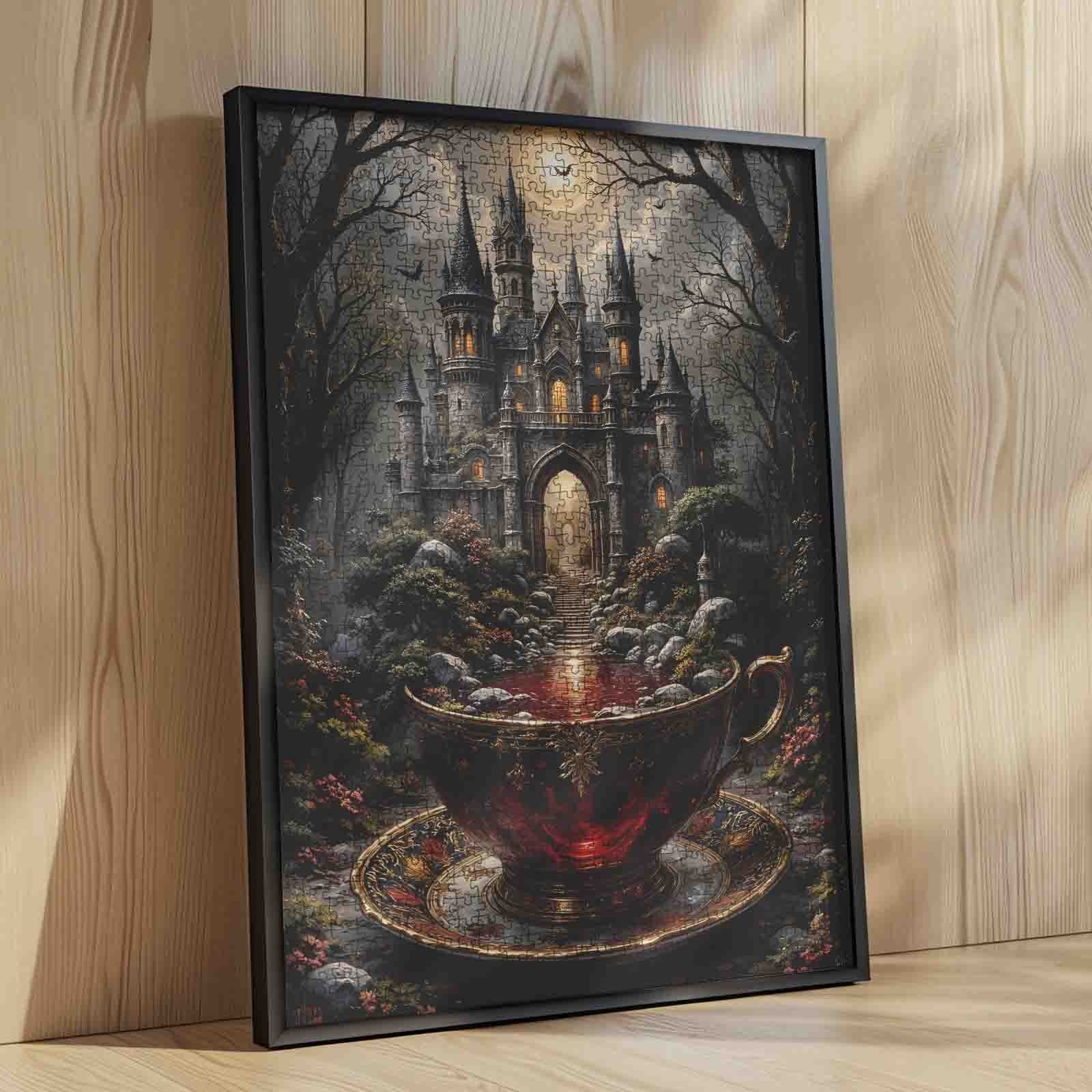 tucocoo-gothic-castle-teacup-jigsaw-puzzle-1000-teile image 4
