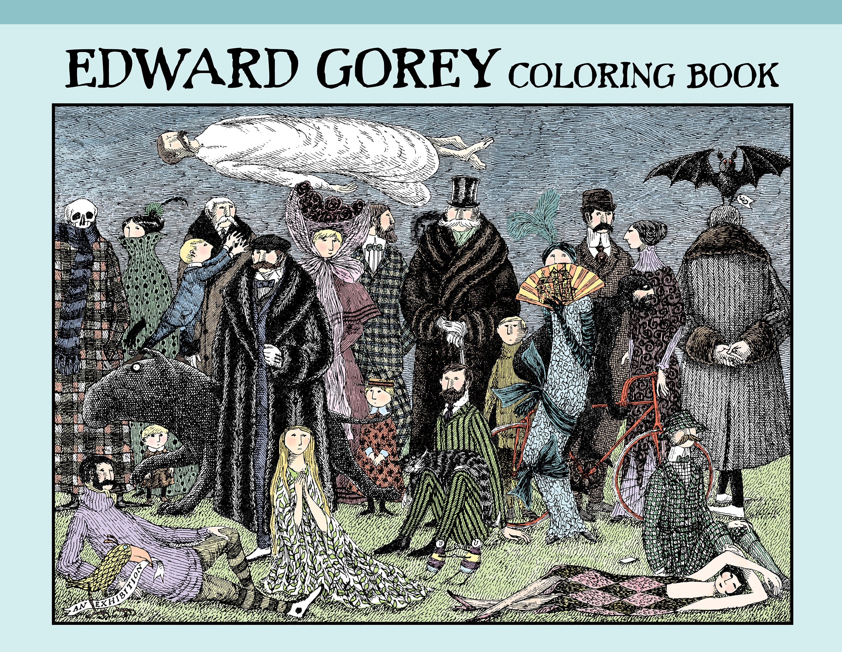 pomegranate-edward-gorey-malbuch-gro-erwachsene-humor image 1