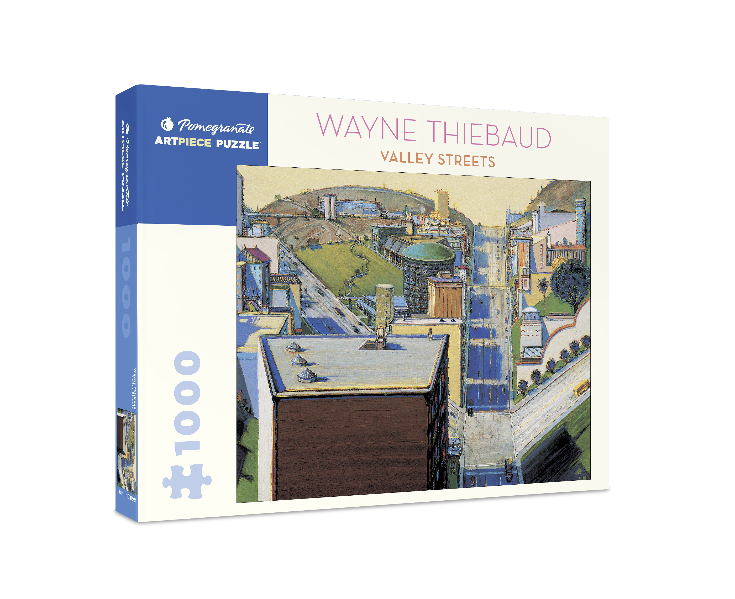 pomegranate-wayne-thiebaud-valley-streets-puzzle-1000-teile image 1