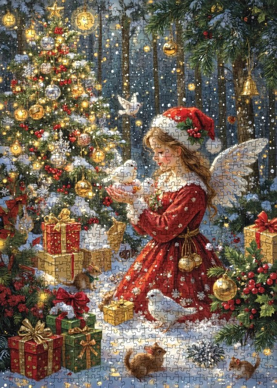 tucocoo-christmas-angel-jigsaw-puzzle-1000-teile-engel image 2