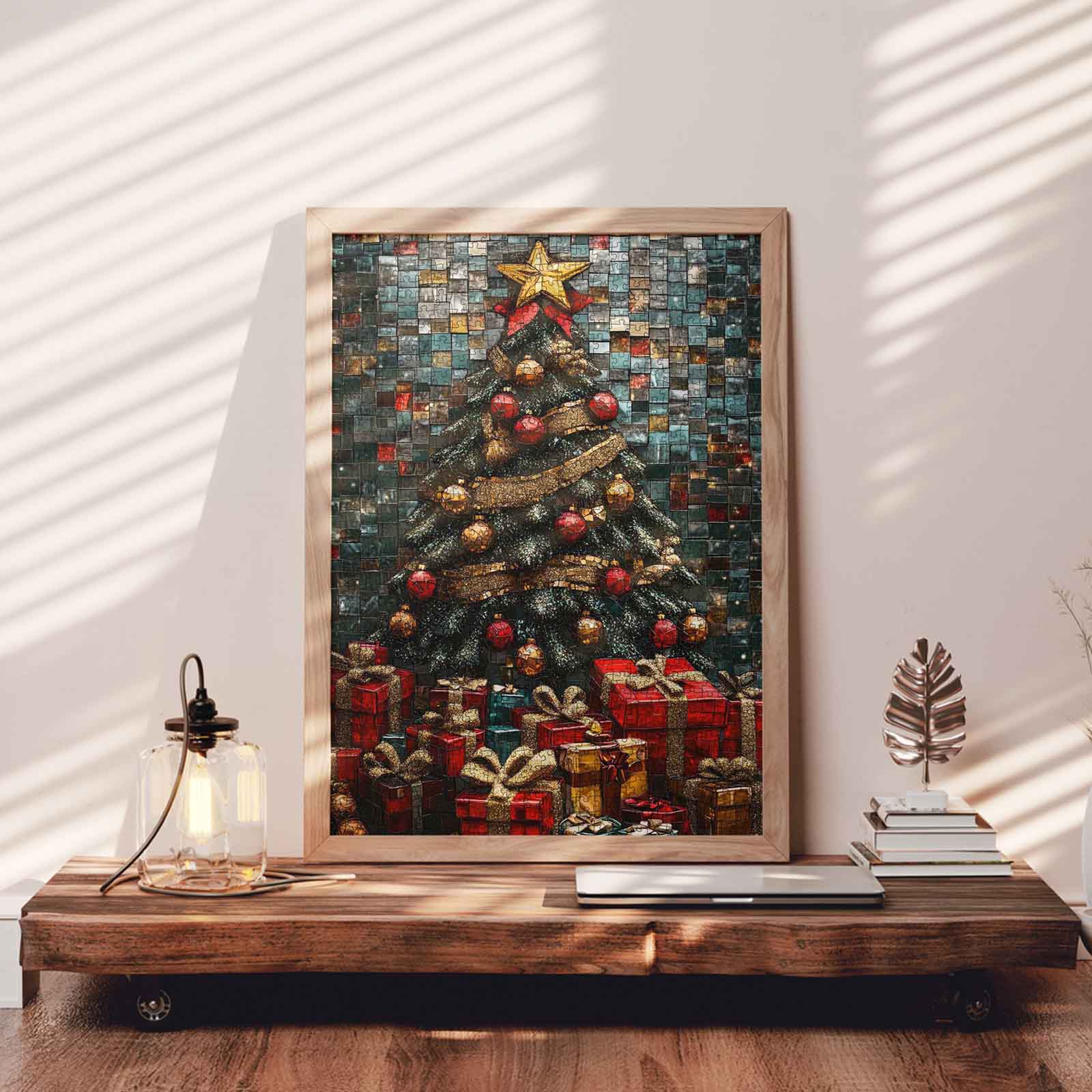 tucocoo-golden-christmas-tree-puzzle-1000-teile-weihnachten image 3