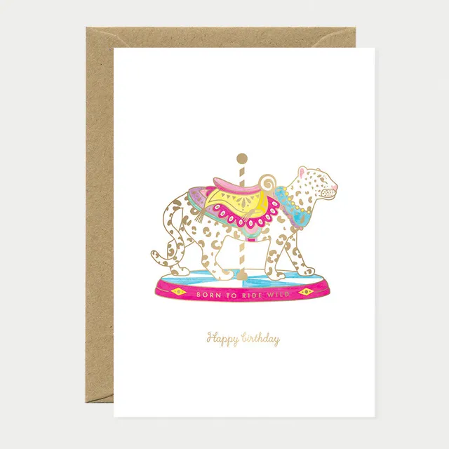 all-the-ways-to-say-ride-wild-gru-karte-goldfolie-a6 image 1