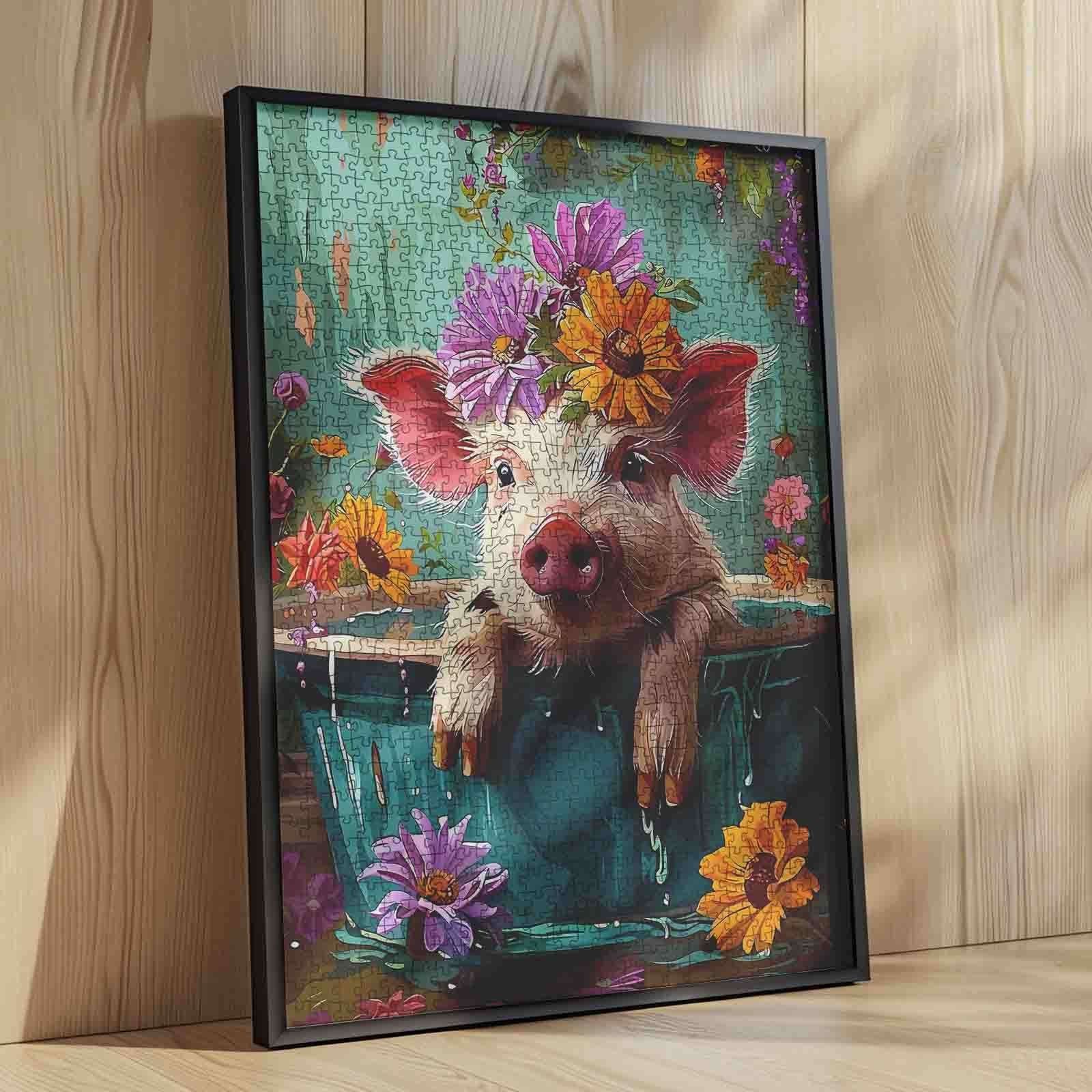 tucocoo-jigsaw-puzzles-adorable-pig-puzzle-1000-teile-badewanne image 4