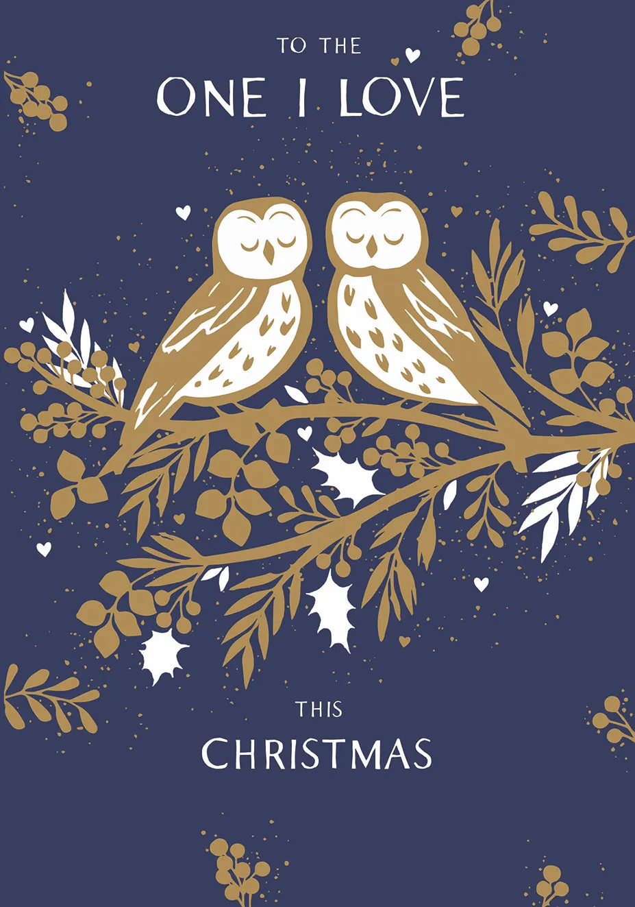 otter-house-christmas-one-i-love-weihnachtskarte-eule image 1
