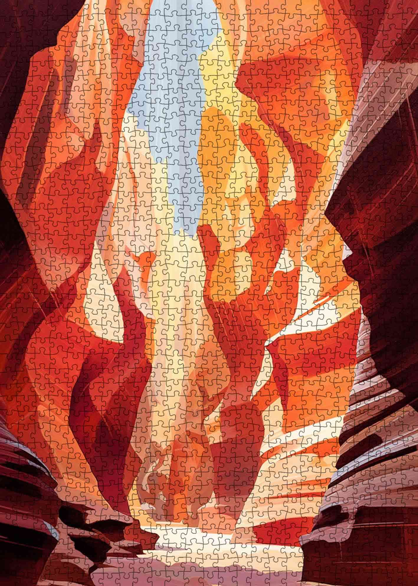 tucocoo-antelope-canyon-light-puzzle-1000-teile-landschaft image 2