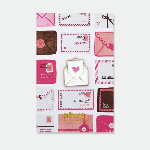 all-the-ways-to-say-glitter-love-letter-emaille-pin-herz image 1