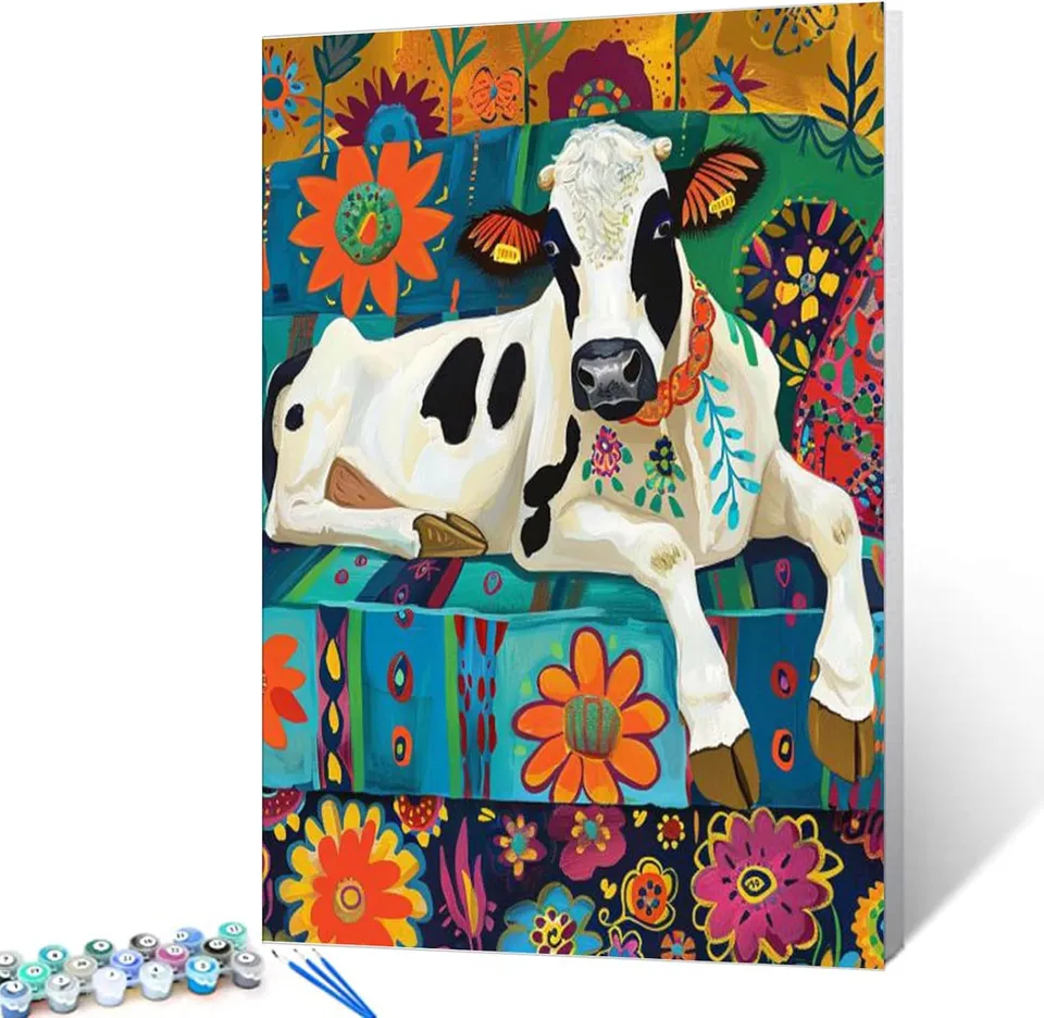 tucocoo-exotic-cow-malen-nach-zahlen-40x50-cm-ohne-rahmen image 1