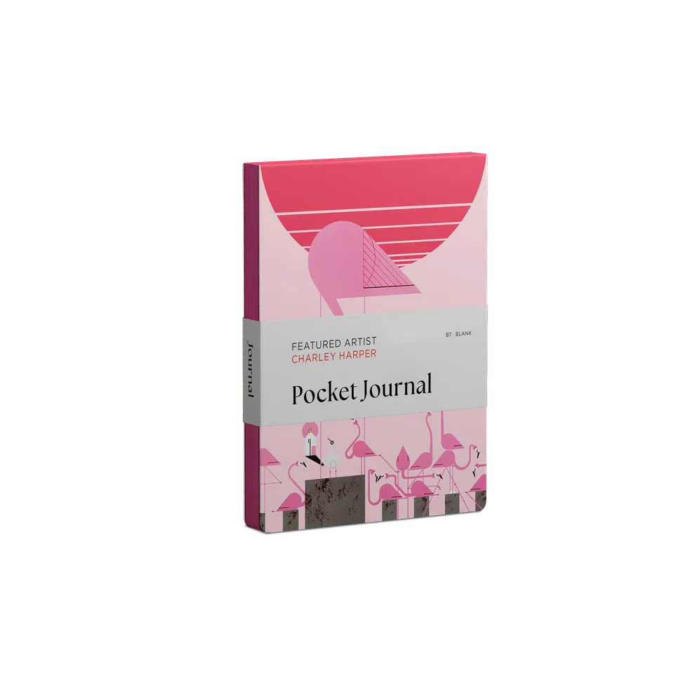 pomegranate-charley-harper-pocket-journal-v-gel-notizbuch image 1