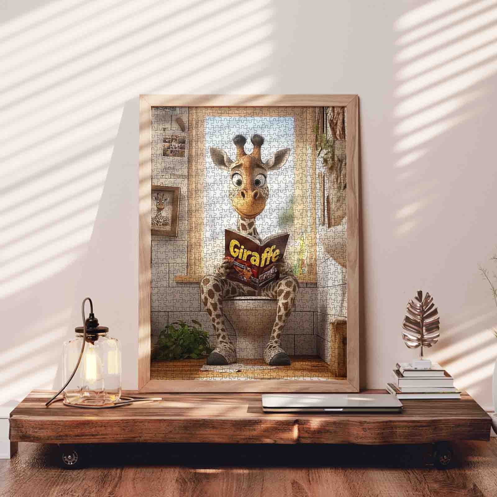 tucocoo-reading-giraffe-puzzle-1000-teile-bad-giraffe-liest image 3