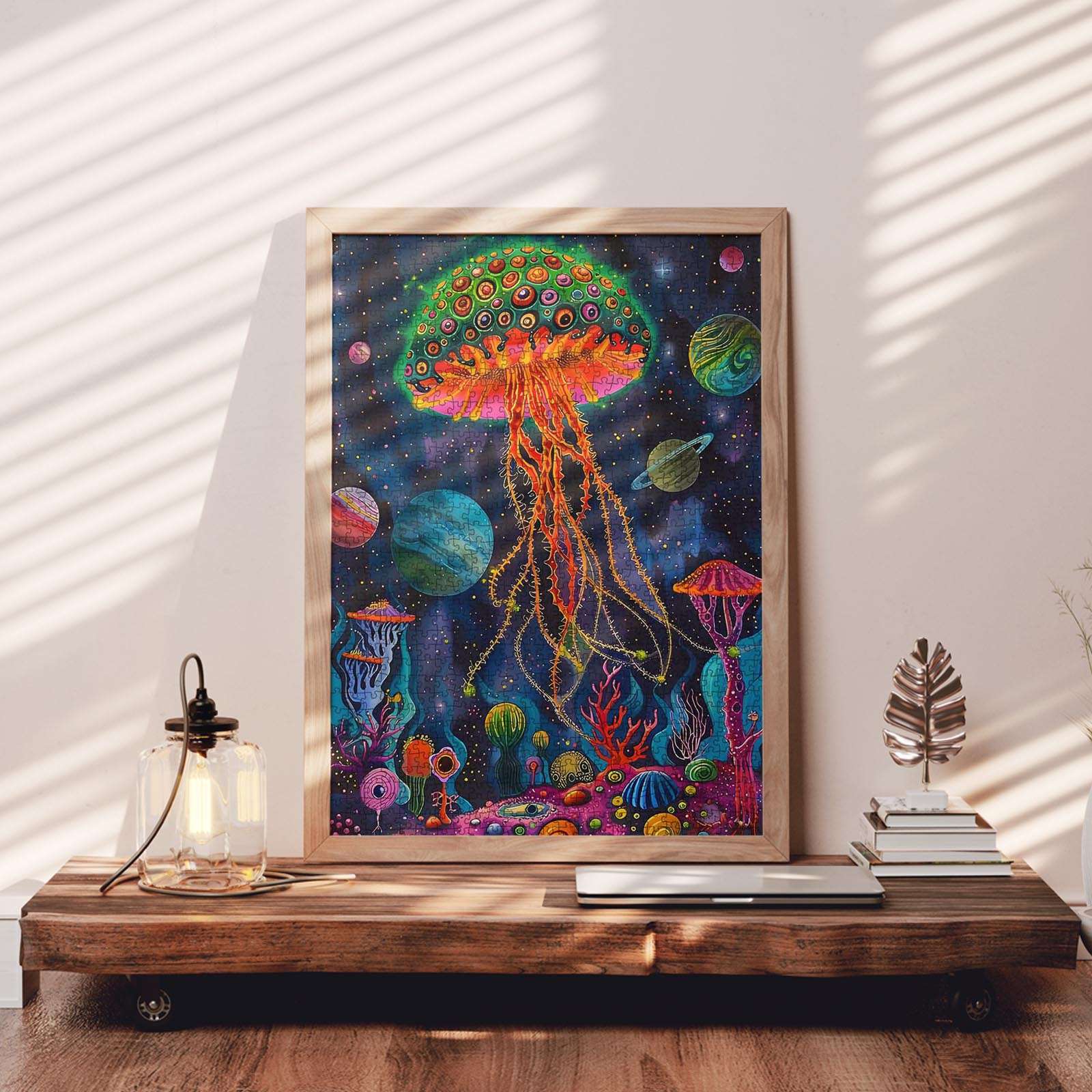 tucocoo-cosmic-jellyfish-puzzle-1000-teile-qualle image 3