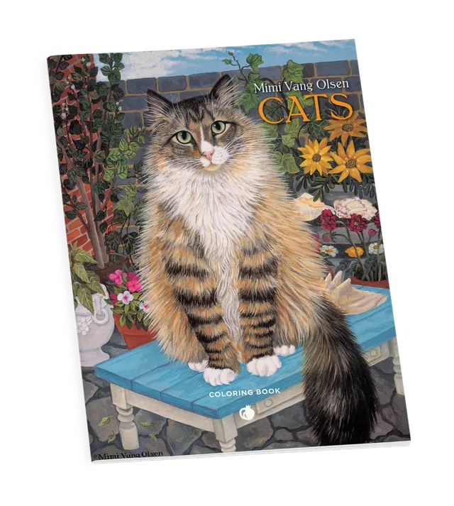 pomegranate-cats-malbuch-mimi-vang-olsen-katzen image 1