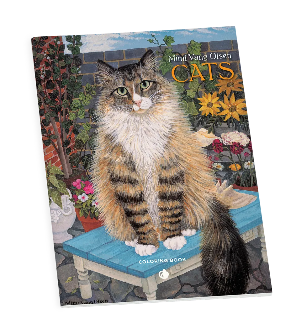 pomegranate-cats-malbuch-mimi-vang-olsen-katzen image 1
