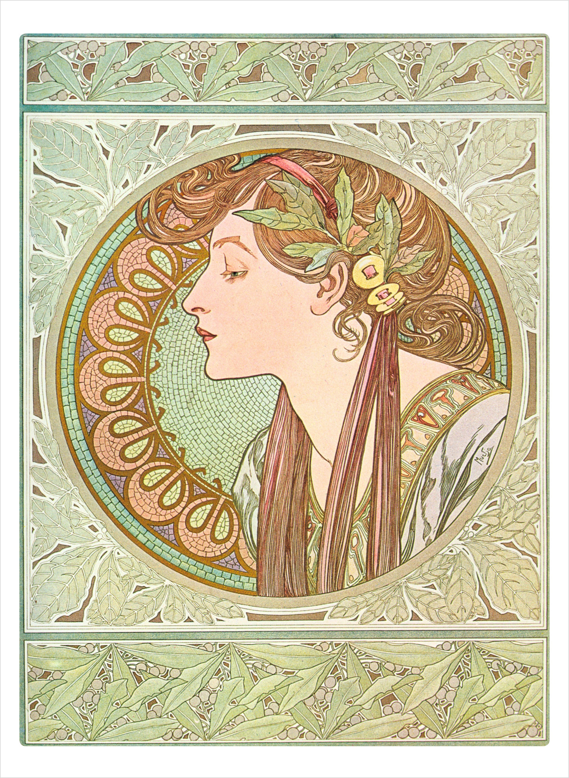 pomegranate-alphonse-mucha-postkartenbuch-30-postkarten image 2
