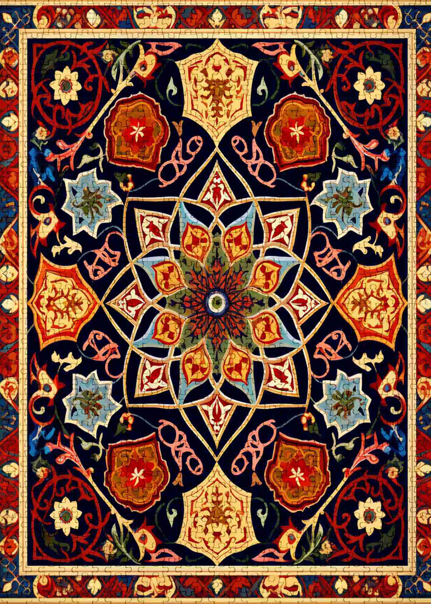 tucocoo-mandala-flower-puzzle-1000-teile-blumen image 2