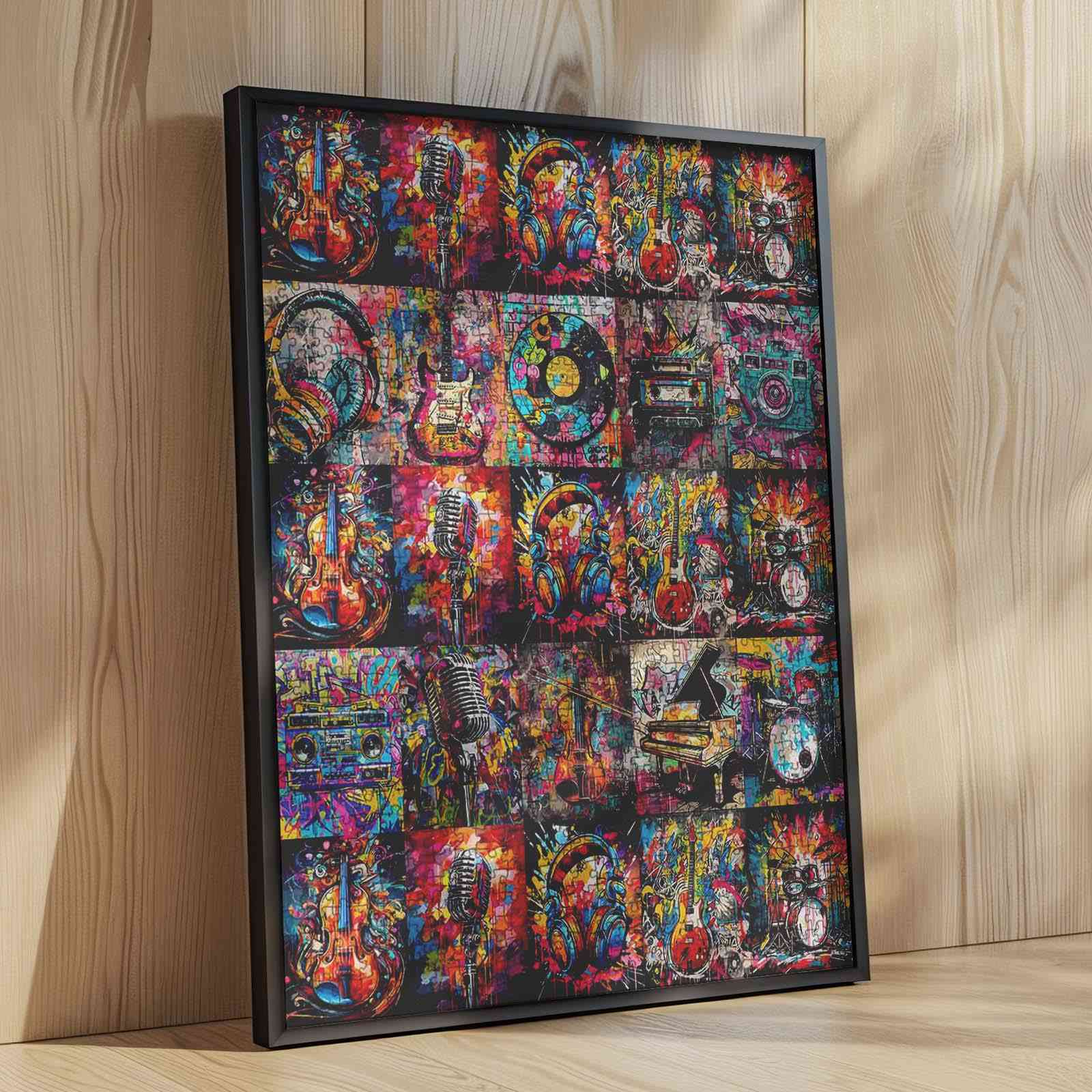tucocoo-graffiti-music-instruments-puzzle-1000-teile-musik image 4